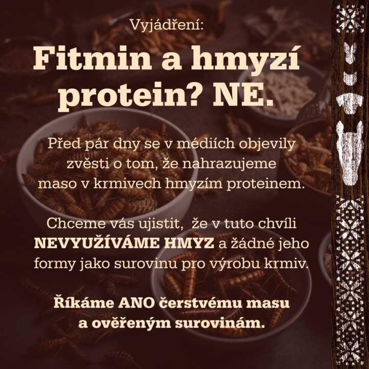 Hmyzí protein - Fitmin NE